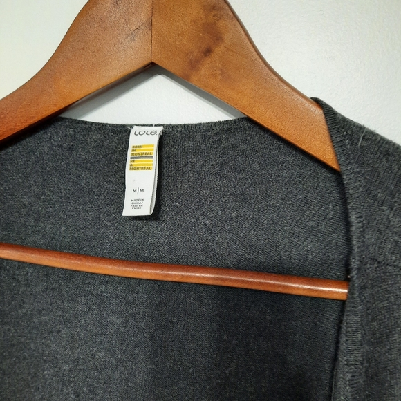 Lole Dark Grey Waterfall Cardigan - Picture 6 of 9